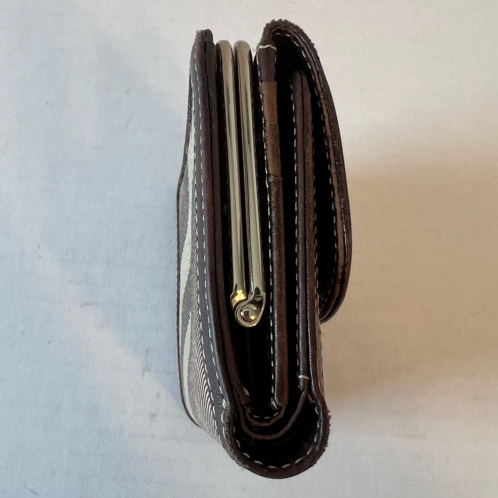 Burberry Blue Label Plaid KISSLOCK Wallet - Picture 4 of 14